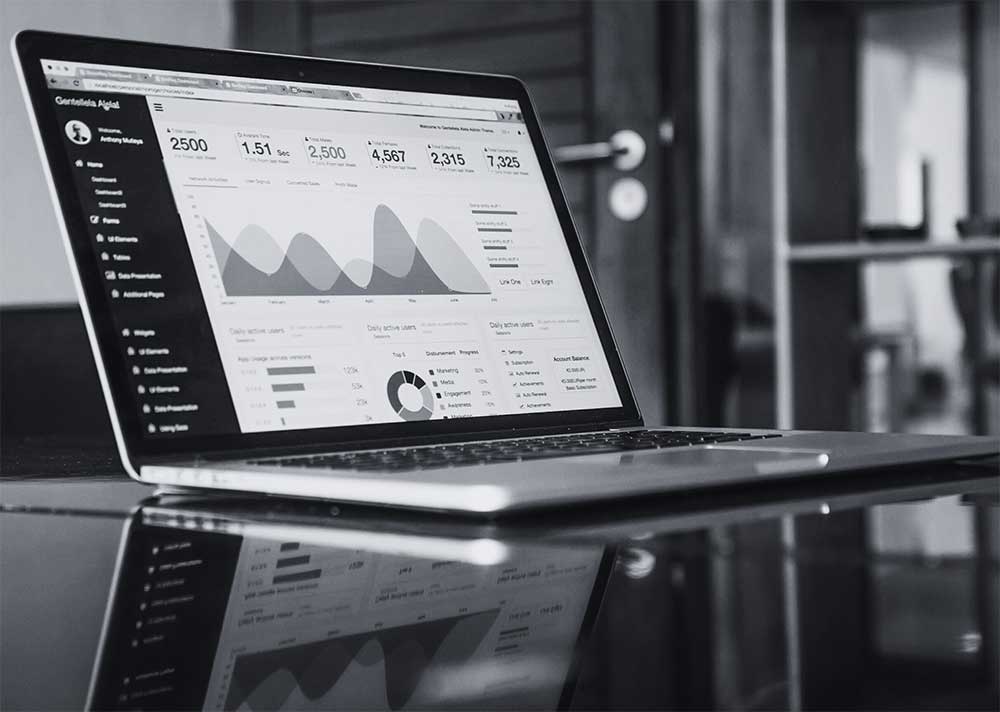 one graph showing business improvement over time