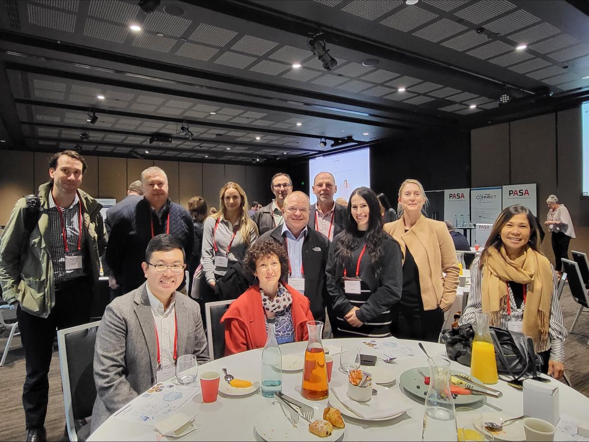 founder, Laura mcKenzie PASA breakfast and presentations covering the importance of people, process and digital transformation.